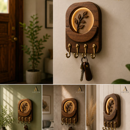 Nivora Glow Wood Key Holder